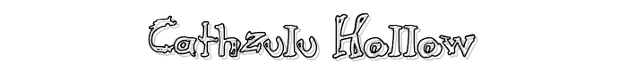 Cathzulu Hollow font